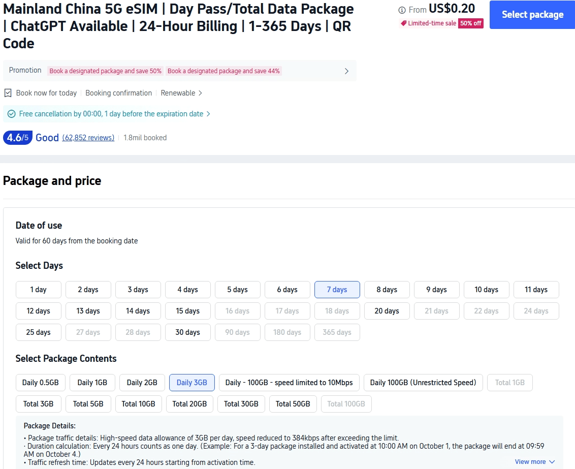 Trip.com eSIM for China Review (2026): Prices, ChatGPT & 5G