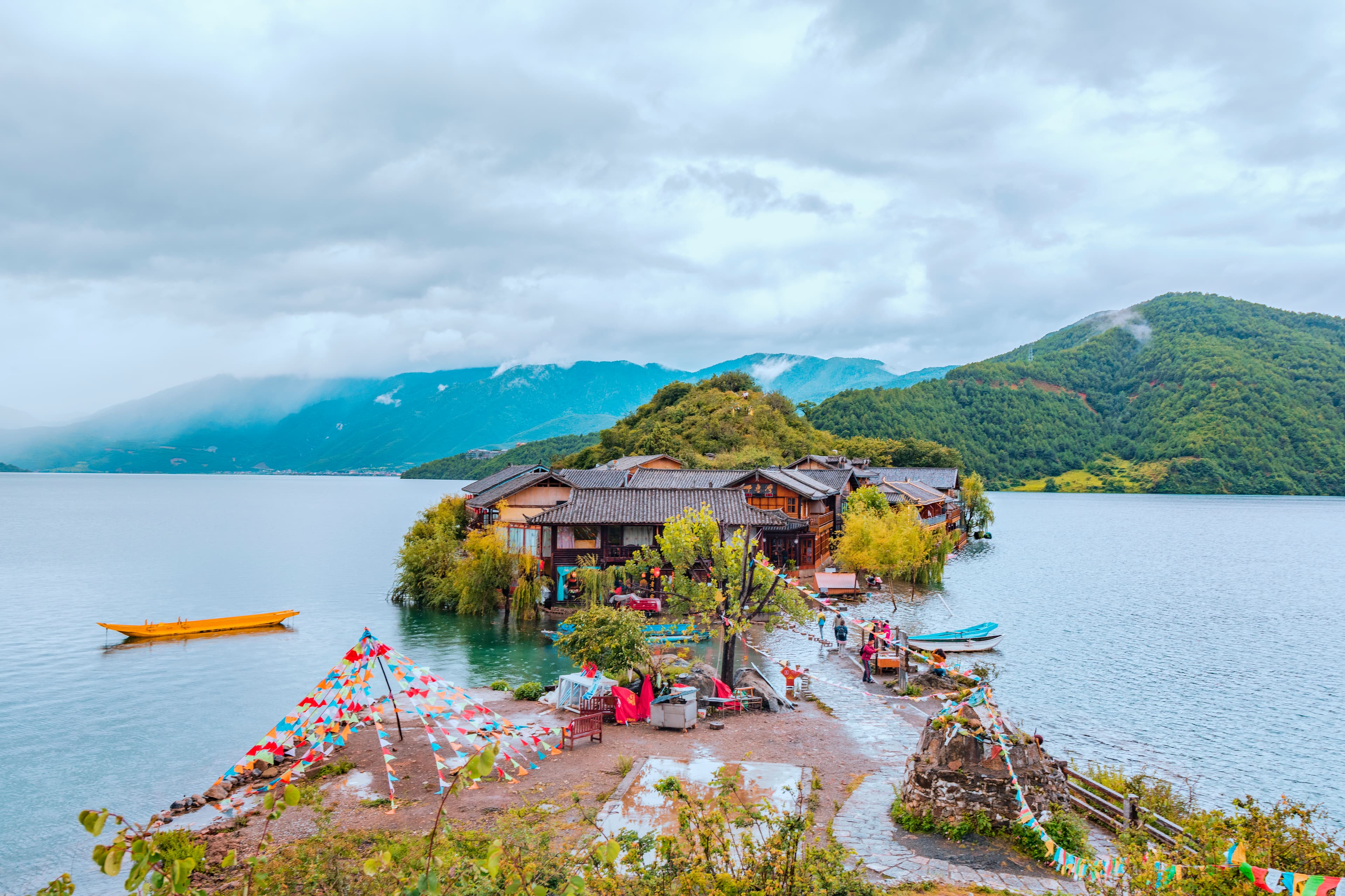 Lugu Lake in western Yunnan