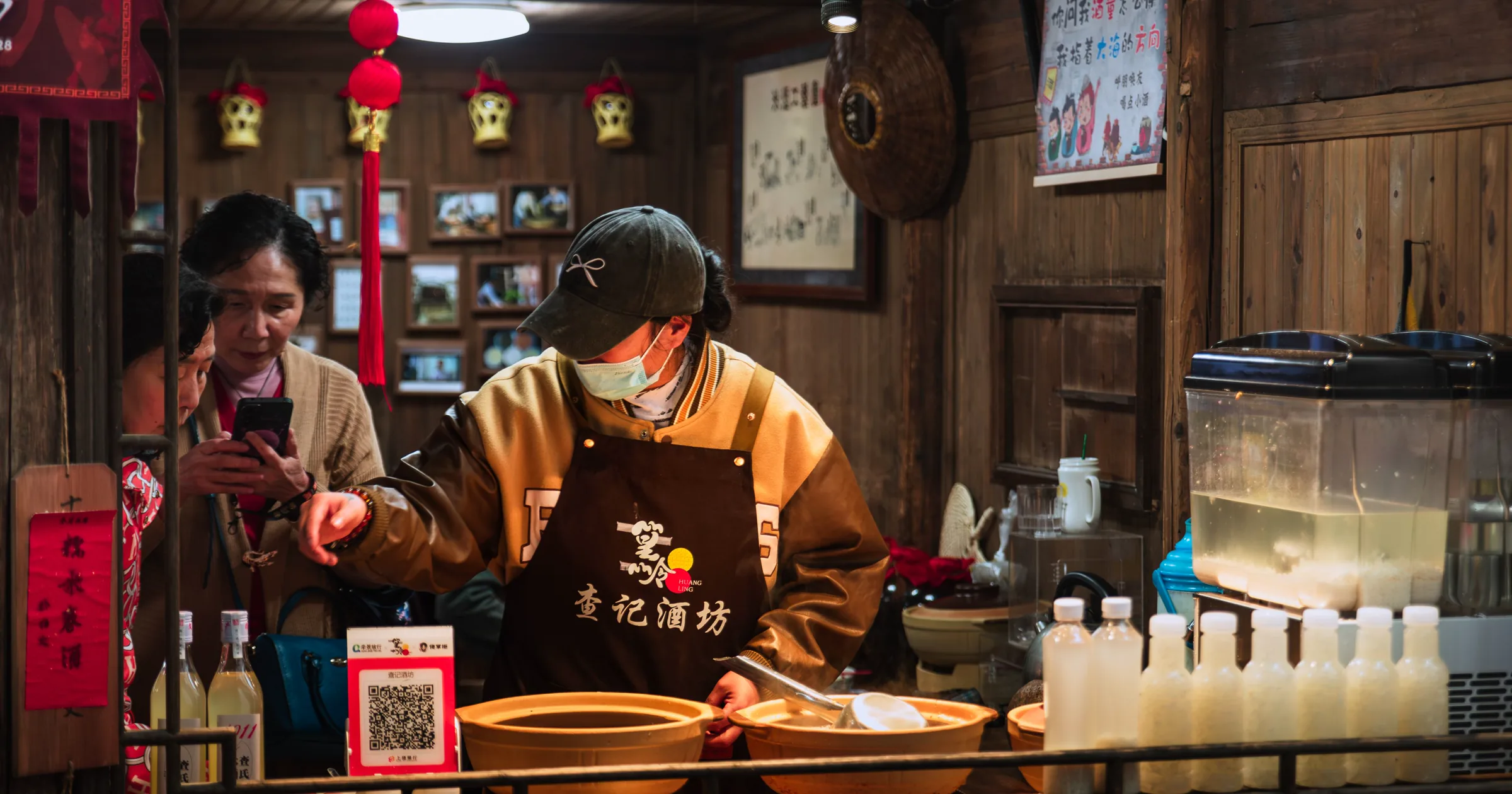 Getting ready to pay while traveling in China