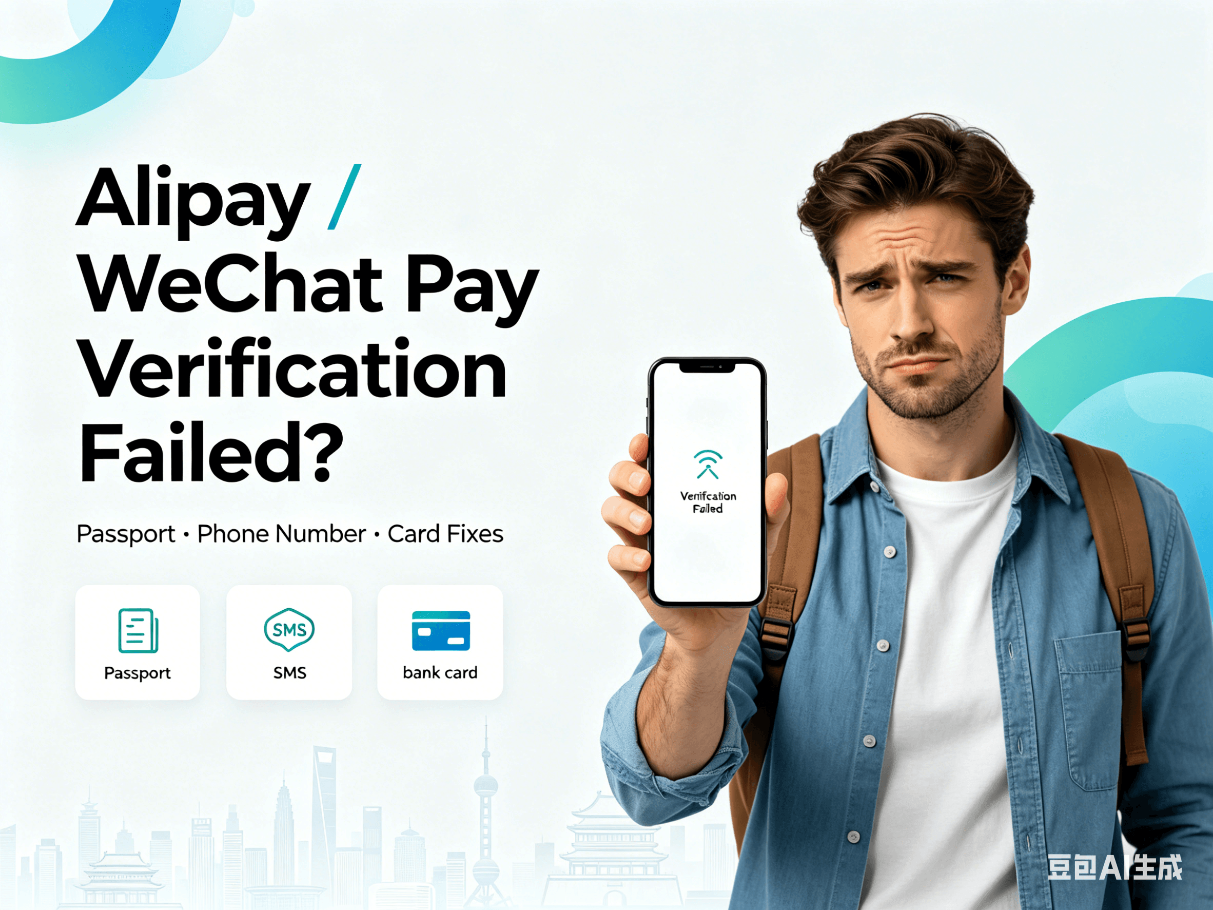 Alipay and WeChat Pay verification failed for foreigners in China